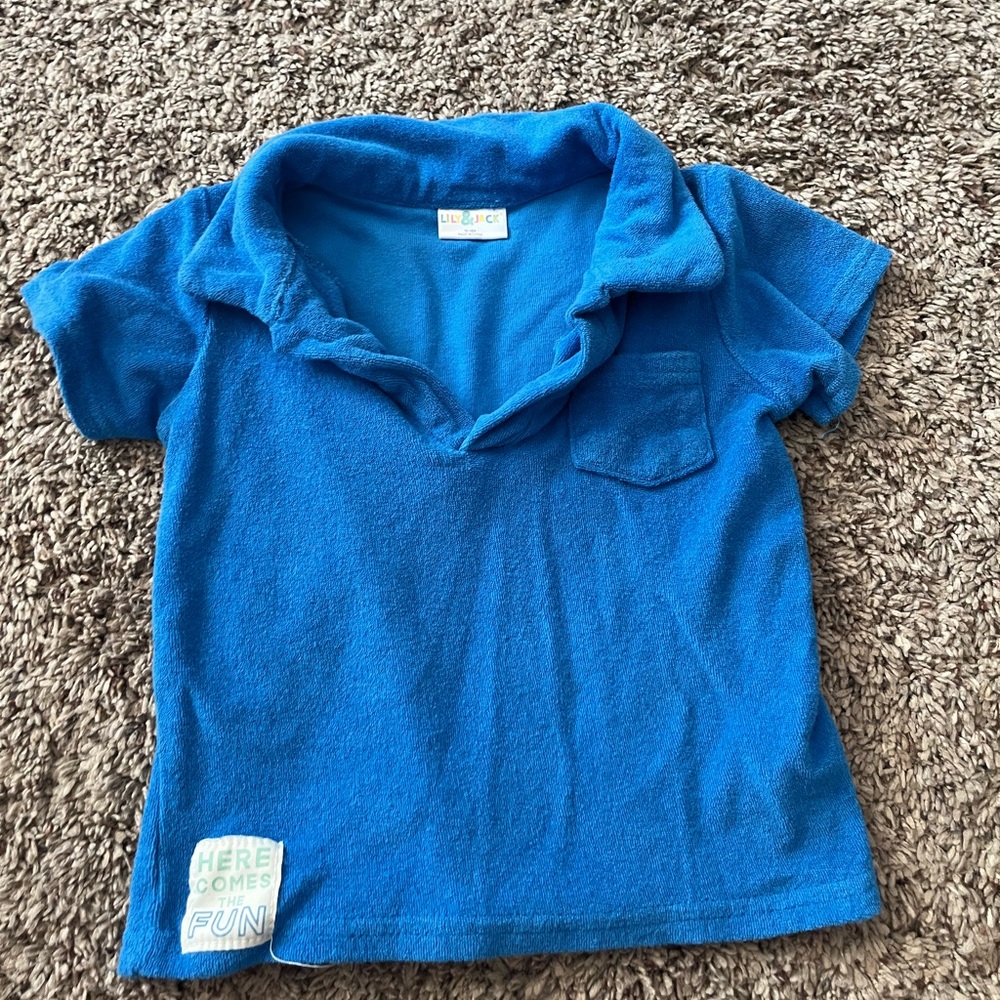 Blue Kids Shirt by